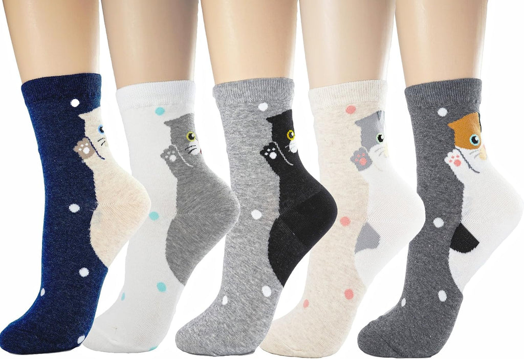 Cat Socks for Women/Gifts for Women and Teenage Girls/Fun Design Socks/Best Christmas Gifts