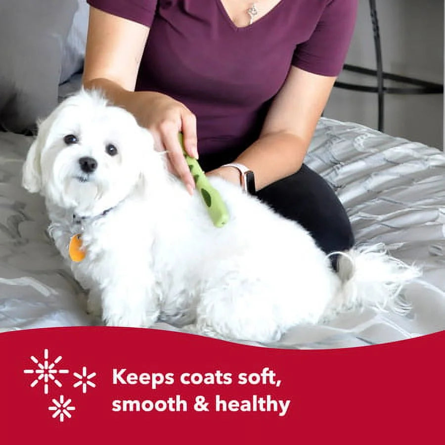 Safari Dog Mat Remover - Dematting Comb for Dogs with Coarse or Long, Matted Coats - Dog Brush for Dogs with Medium or Long Hair - One Size