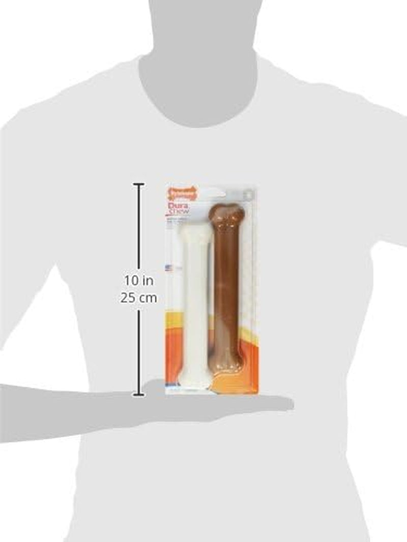 Original Bone Power Chew Toy for Dogs, Durable Dog Toys for Aggressive Chewers, Basted Blast Chicken Flavor, Large - up to 50 Lbs, 2 Pack