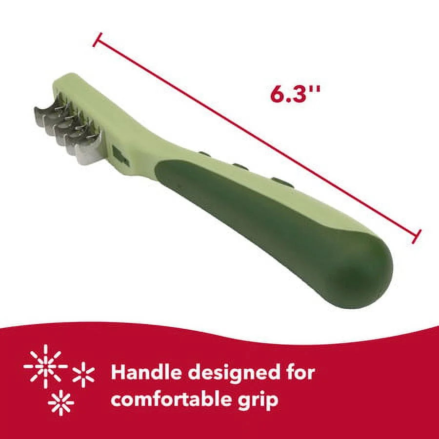 Safari Dog Mat Remover - Dematting Comb for Dogs with Coarse or Long, Matted Coats - Dog Brush for Dogs with Medium or Long Hair - One Size