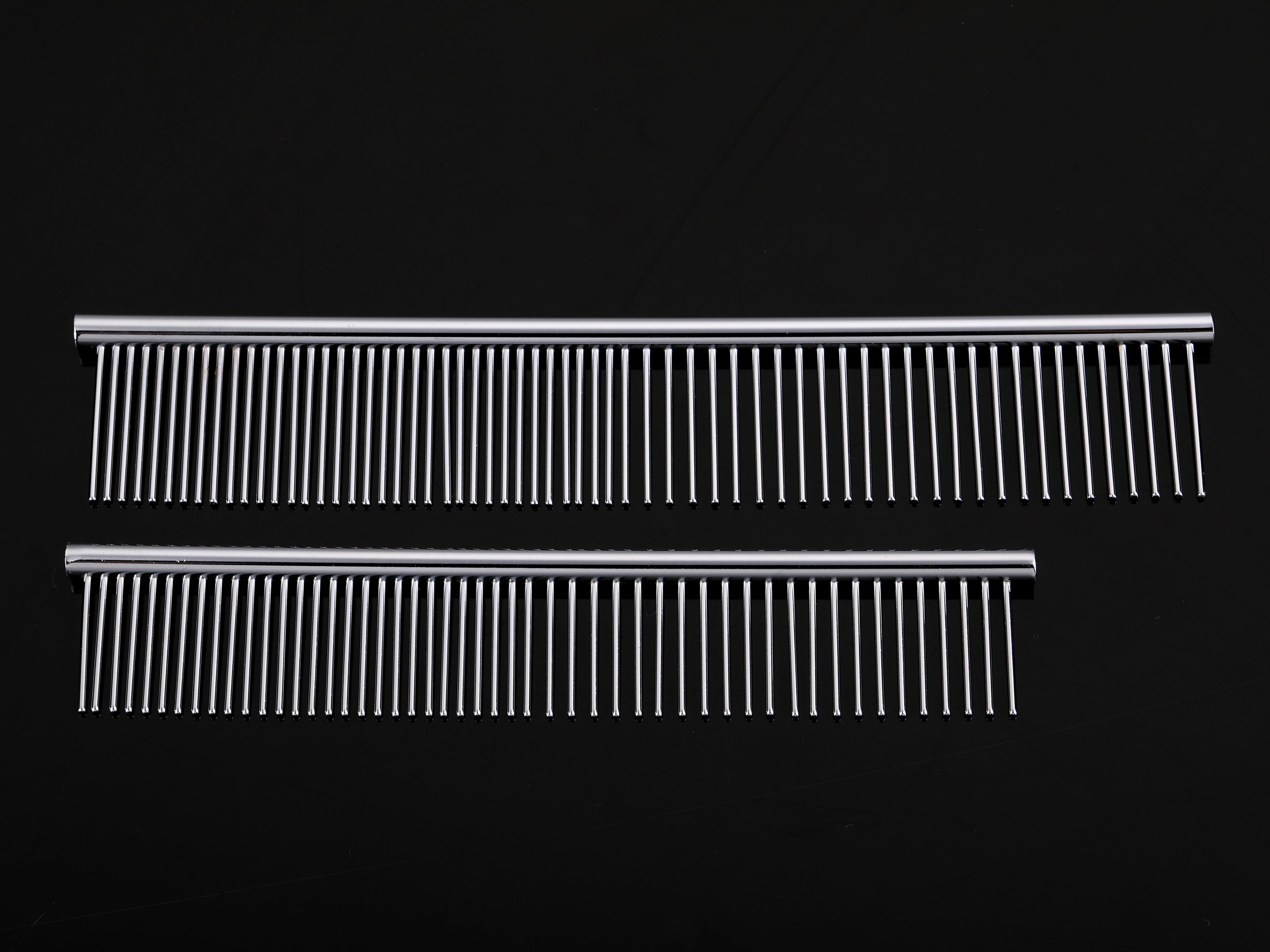 2 Pcs Stainless Steel Dog Grooming Comb Pet Dogs Cat Tool