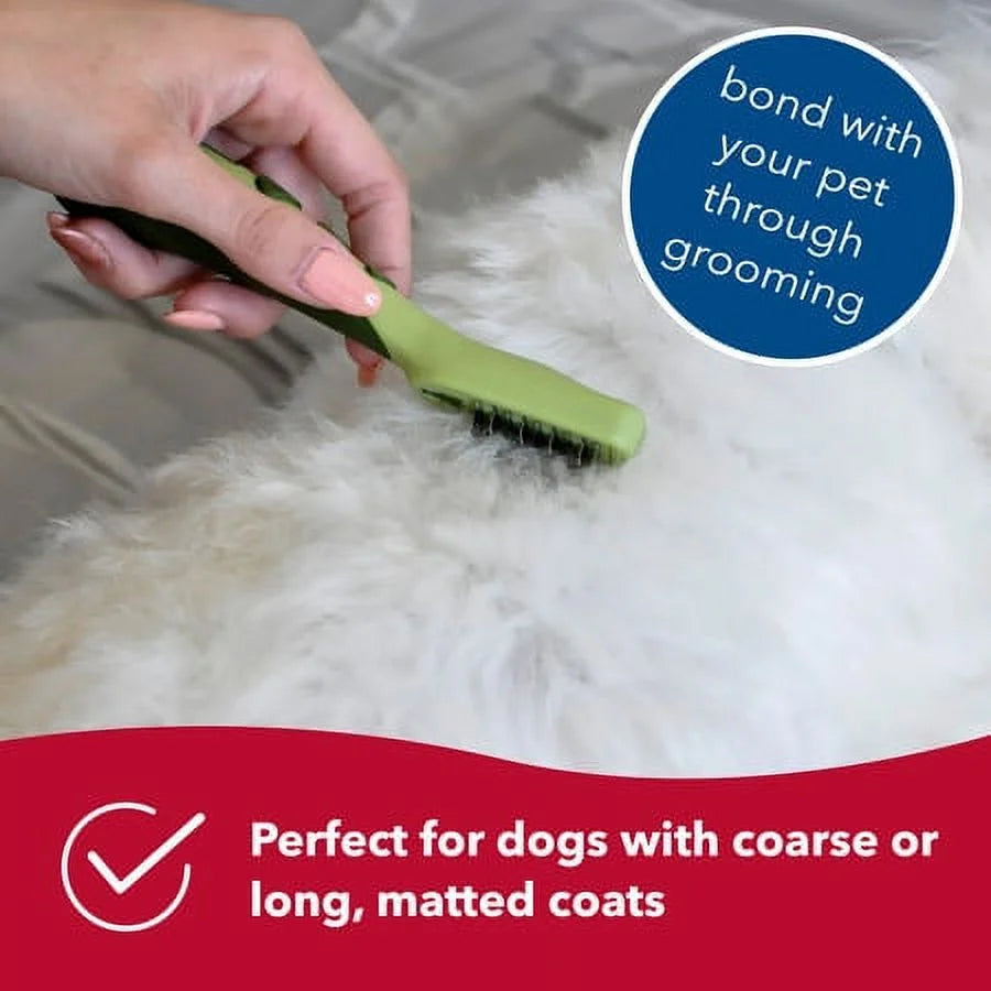 Safari Dog Mat Remover - Dematting Comb for Dogs with Coarse or Long, Matted Coats - Dog Brush for Dogs with Medium or Long Hair - One Size