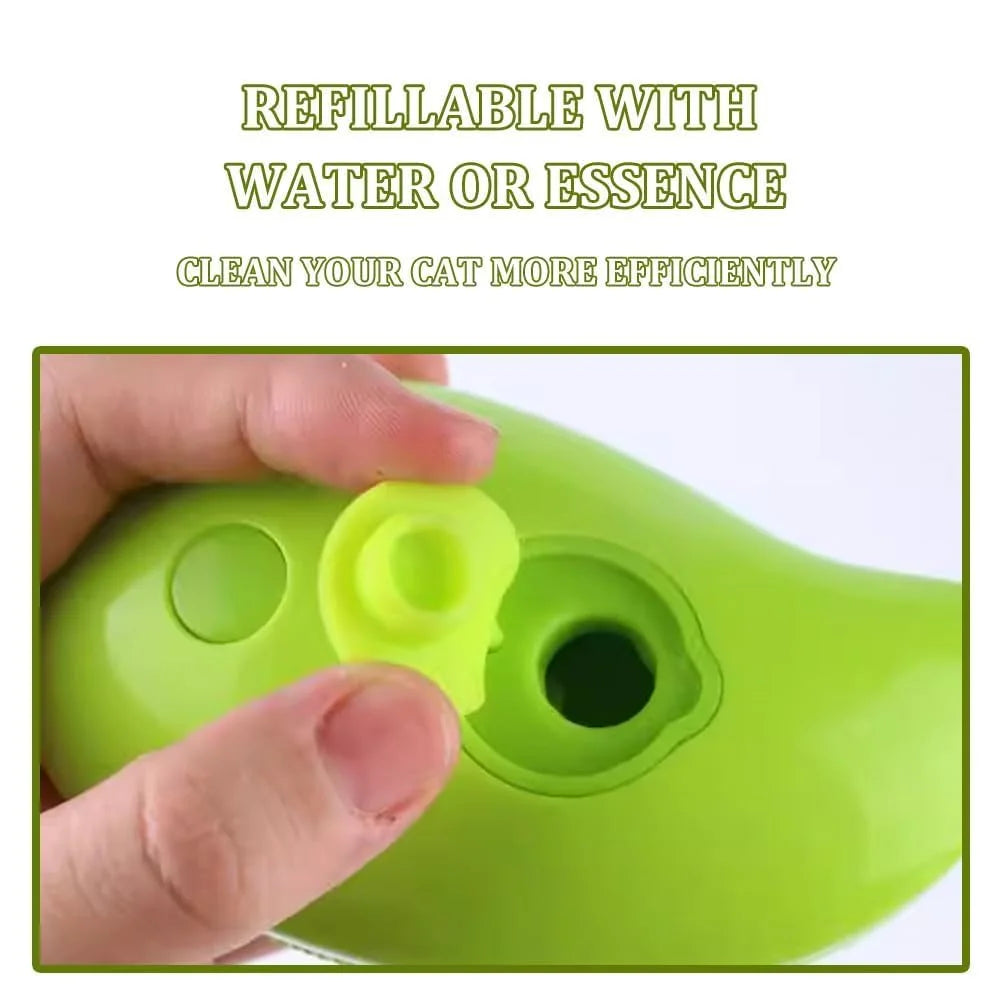 Steamy Cat Brush, 4 in 1 Multifunctional Cat Steamy Brush, Steam Cat Hair Brush for Massage, Cat Brush with Steam, Pet Steam Brush for Removing Tangled and Loose Hair