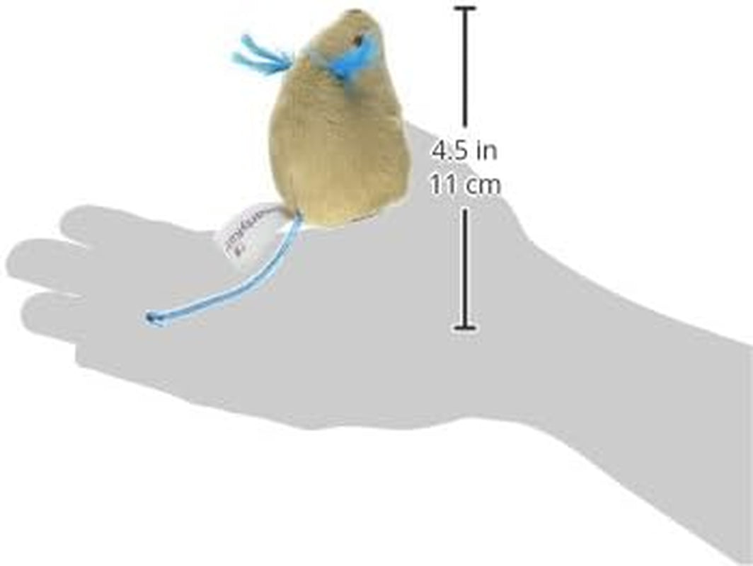 (2 Count Mouse Mates Plush Catnip Cat Toys - Brown/Gray, 2 Count