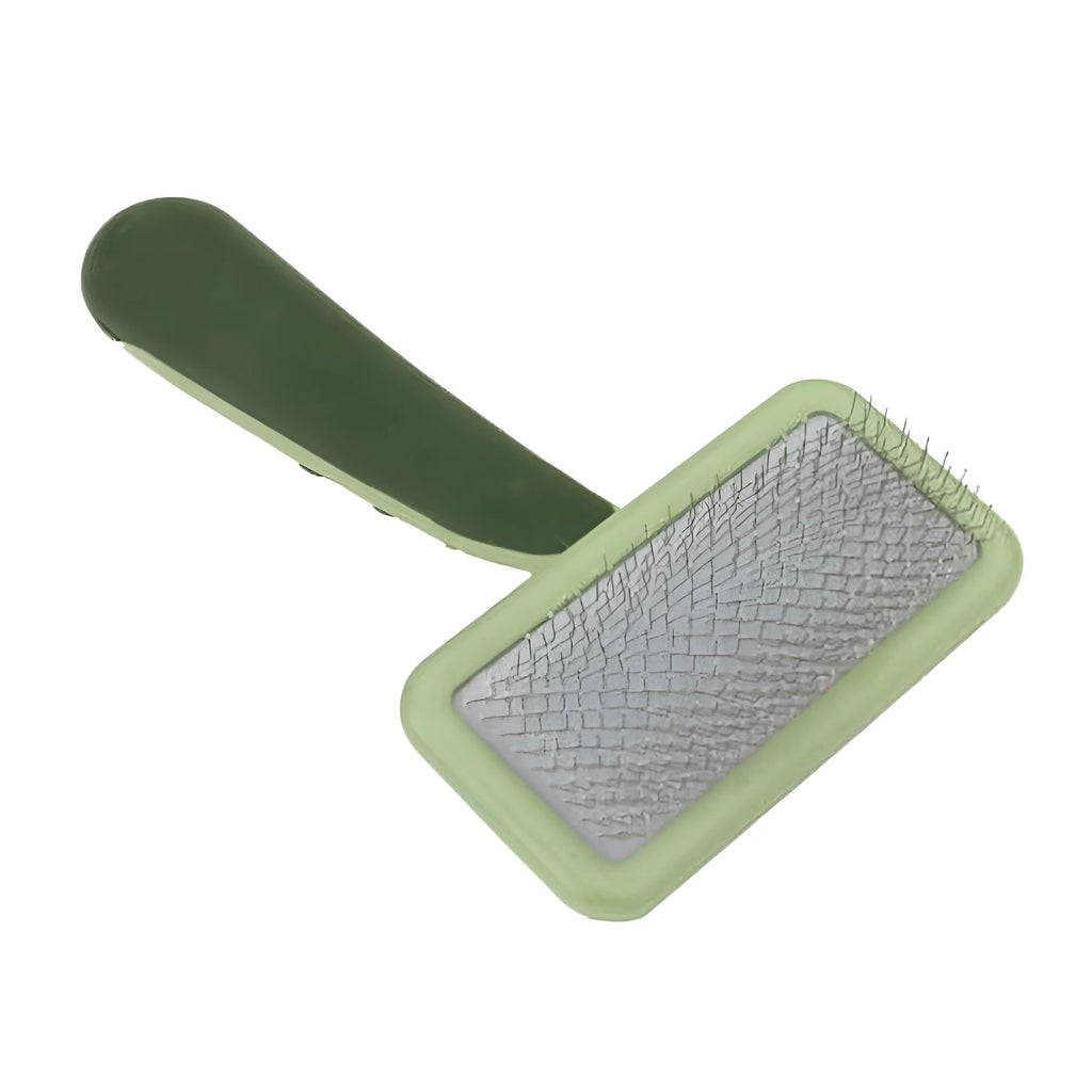 Safari Dog Soft Slicker Brush - Dog Grooming Brush for Shedding - for Dogs with Short, Medium and Long Hair - Small - 6.5" X 2.5"