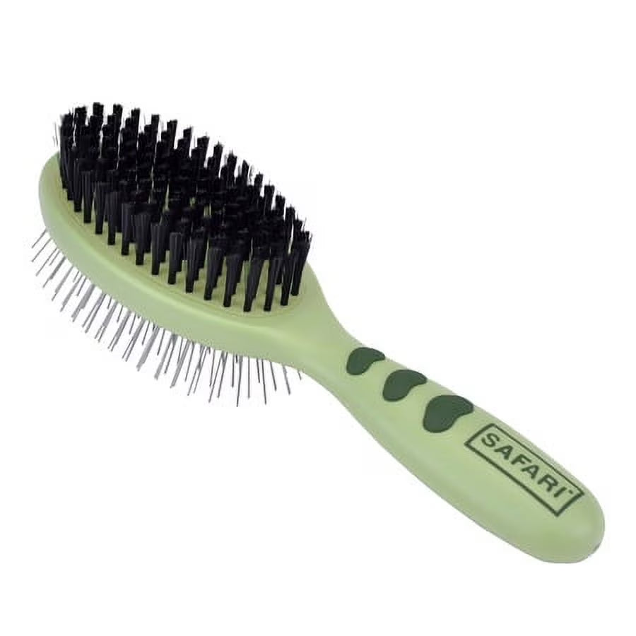 Safari Dog Pin and Bristle Combo Brush, Large